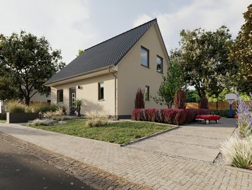 Einfamilienhaus-Flair-110-Strasse-Creme