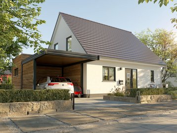 Final_Ext_Einfamilienhaus_Flair_125_Kubus_StreetView_Cam002_Carport_Holz