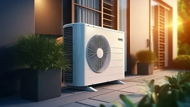 Moderne Kühlsysteme für nachhaltige Gebäudekühlung Darstellung innovativer und energieeffizienter Kühltechnologien, die den zukünftigen Anforderungen an nachhaltige Gebäudekühlung gerecht werden.
